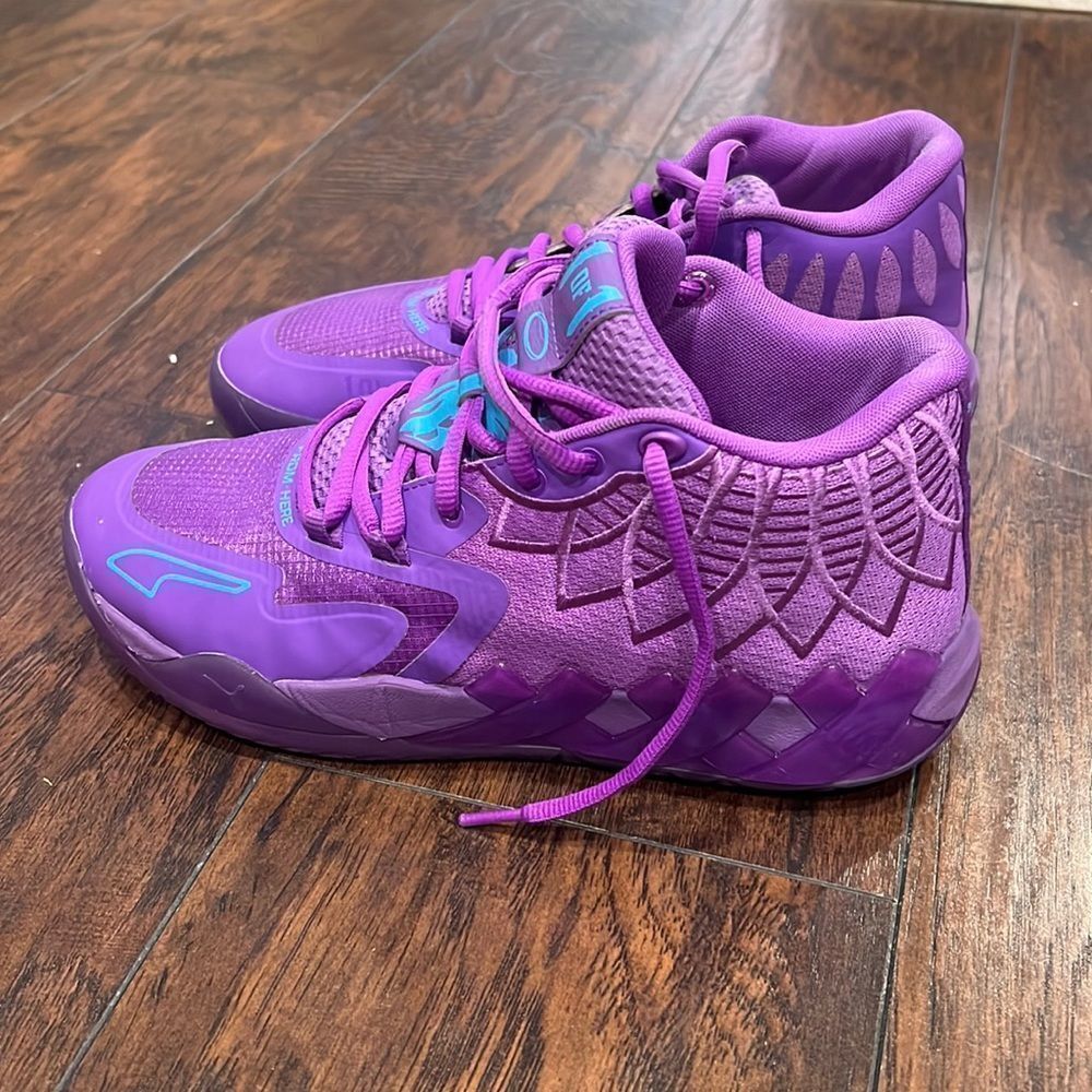 PUMA M.E.L.O Purple size 9.5 EUC no box Puma‎ MB.01 LaMelo Ball Queen City